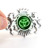 Toyota TRD Double Lion Metal Car Rear Sticker Auto Window Emblem Badge Decal