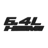 Dodge 6.4L HEMI Metal Car Rear Sticker Trunk Emblem Badge Decal