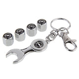 4pcs/set Opel Logo Car Air Valve Stem Cap Auto Tyre Valve Covers with Wrench