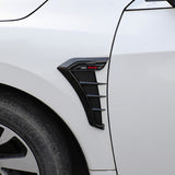 2PCS Audi Logo Shark Fin Car Side Fender Sticker Emblem