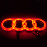 18.2x5.8cm Audi Car LED Light Front Rear Emblem Badge
