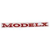 Tesla ModelX Letter Metal Car Rear Sticker Decal Emblem Badge