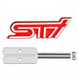 Subaru STI Metal Car Front Hood Grille Emblem Badge Auto Rear Sticker Decal