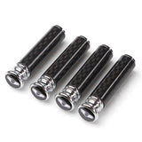 4pcs/set Hyundai Genesis Logo Carbon Fiber Car Door Bolt Lock Pins Gate Lock Screws