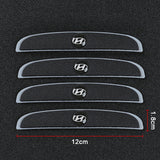 4pcs/set Hyundai Car Door Mirror Side Anti Collision Sticker Bumper Strips