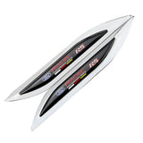 2pcs Ford Logo Metal Car Sider Fender Sticker Emblem Badge