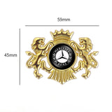 Mercedes Benz AMG Double Lion Metal Car Rear Sticker Auto Window Emblem Badge Decal