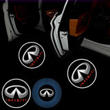 2pcs Infiniti Wireless Car Welcome Door Laser Projection LED Light
