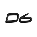 Volvo D2 D3 D4 D5 D6 D7 D8 Metal Car Rear Sticker Emblem Badge Decal