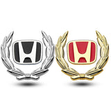 Honda Wheat Metal Car Window Sticker Emblem Badge Decal