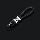 BMW M Power Logo Braided Rope Car Keychain Keyring