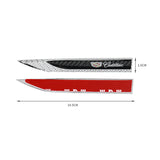 2pcs Cadillac Logo Metal Car Side Fender Emblem Stickers