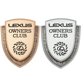 Lexus Metal Shield Car Rear Sticker Auto Window Emblem Badge Decal