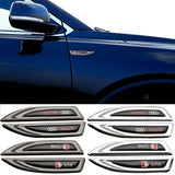 2pcs Mercedes Benz AMG Logo Metal Car Fender Side Sticker Decal Emblem Badge