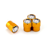 4pcs/set Fiat Car Air Valve Stem Cap Auto Tyre Valve Covers
