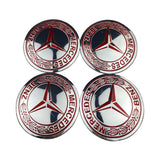 4pcs/set 56/75mm Mercedes Benz AMG Brabus Apple Tree Car Wheel Center Hub Cap Sticker Decal