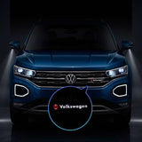 Volkswagen GTI Rline Logo Car Front Hood Grille LED Light