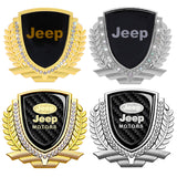Jeep Metal Diamond Car Rear Sticker Auto Window Emblem Badge Decal