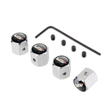 4pcs/set Cadillac Anti-Theft Car Air Valve Stem Cap Auto Tyre Valve Covers