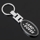 Land Rover Metal PU Leather Car Keychain Keyring