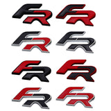 SEAT FR Logo Metal Car Front Hood Grille Emblem Bagde Rear Sticker Decal