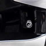 4pcs/set Infiniti Logo Matte Car Air Valve Stem Caps Auto Tyre Valve Covers