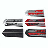 2pcs/set Skoda Sport Line Metal Car Fender Side Sticker Emblem Badge Decal