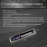 2pcs Subaru STI Metal Car Sticker Emblem Badge Decal Decoration