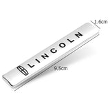 2pcs Lincoln Logo Car Fender Side Emblem Badge Sticker