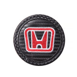 2pcs/set Honda Mugen Vezel Carbon Fiber Car Water Coaster Non-slip Mat