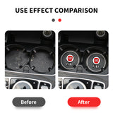 2PCS Fiat Diamond Car Water Coaster Cup Mat