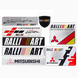 Mitsubishi Ralliart Logo Aluminum Alloy Car Sticker Nameplate Emblem Badge Decal