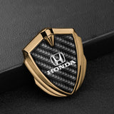 Honda Shield Carbon Fiber Car Side Window Sticker Emblem Badge Decal