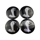 4pcs 56mm Ford Wolf Shelby RS ST Car Wheel Center Hub Cap Sticker Decal