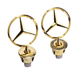Mercedes Benz Angle Wings Metal Car Front Hood Bonnet Sticker Emblem Badge