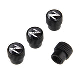 4pcs/set Nissan Nismo GTR Logo Car Air Valve Stem Caps Auto Tyre Valve Covers
