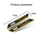 2pcs Cadillac Logo Car Fender Side Sticker Decal Emblem Badge