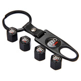 4pcs/set  Audi Car Tire Valve Caps Auto Tyre Wheel Air Covers Air Caps