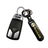 Nissan X-Trail Carbon Fiber Car Logo Keychain Keyring