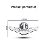 MG Metal Wings Car Rear Sticker Auto Window Emblem Badge Decal
