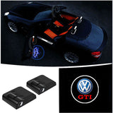 2pcs Volkswagen VW Wireless Car Welcome Door Laser Projection LED Light