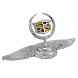 Cadillac Angle Wings Metal Car Front Hood Bonnet Sticker Emblem Badge