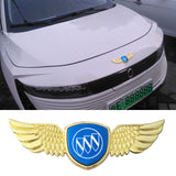 Buick Logo Metal Wings Car Front Hood Bonnet Center Sticker Emblem