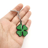 Alfa Romeo Four Leaf Clover Logo Metal Car Key Rings Keychain Pendant