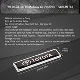 2pcs/set Toyota TRD Logo Metal Car Side Sticker Auto Emblem Badge