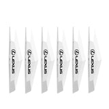 6pcs Lexus TPU Car Door Anti-collision Protective Stickers Bumper Strip Decal