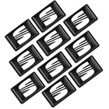 10pcs SEAT FR Epoxy Car Armrest Button Sticker