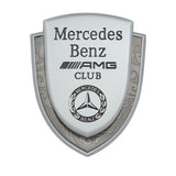 Mercedes Benz Metal Shield Car Rear Sticker Auto Window Emblem Badge Decal