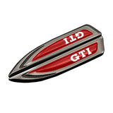2pcs Volkswagen Rline GTI Logo Metal Car Side Fender Emblem Sticker Decal