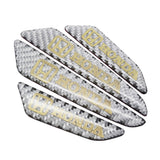 4pcs/set Honda Mugen Power Carbon Fiber Car Door Anti-Scratch Sticker Door Side Protection Bumper Strips